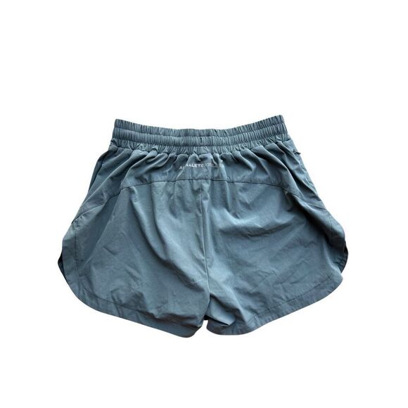 Alphalete Stride Shorts 3" In Halo Gray/Bluish Size S - Picture 4 of 7